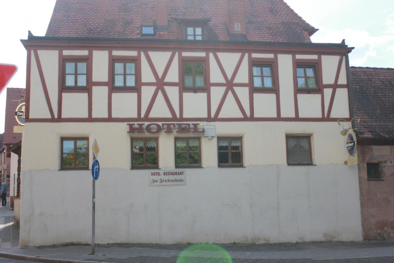 Hotel Zur Friedenslinde Nürnberg Eksteriør billede